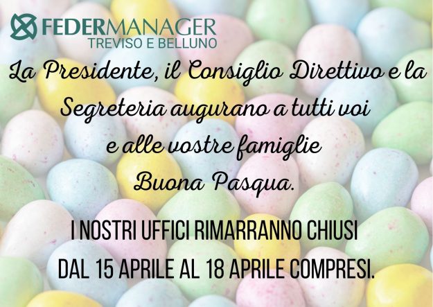Buona Pasqua a tutti voi e alle vostre famiglie.