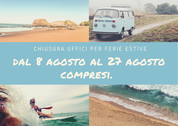 chiusura uffici per ferie estive