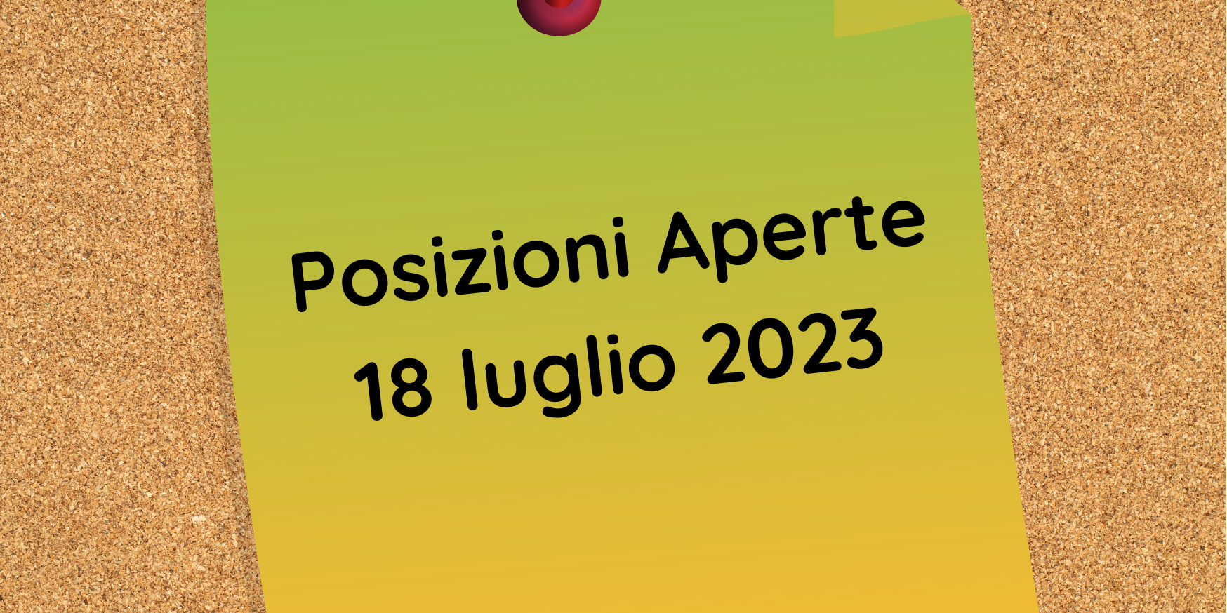 Posizioni Aperte 18 luglio 2023