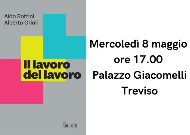 Mercoledì 8 maggio ore 17.00 Palazzo Giacomelli